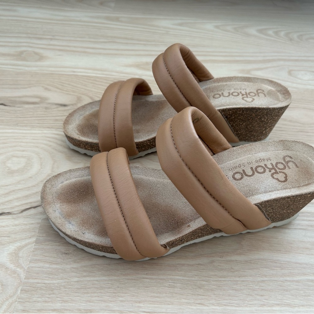 Yokono leather Women's wedges